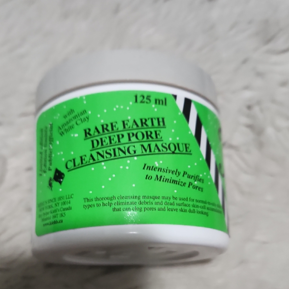 Kiehl's NWT Rare Earth Dwep Pore Cleansing Masque 125ml